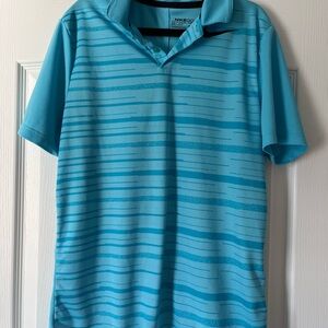 Nike Boy’s Aqua Striped Polo Shirt